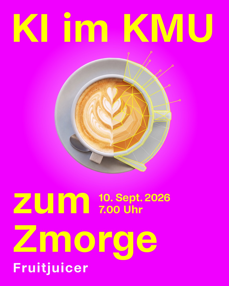 Flyer: KI im KMU zum Zmorge
